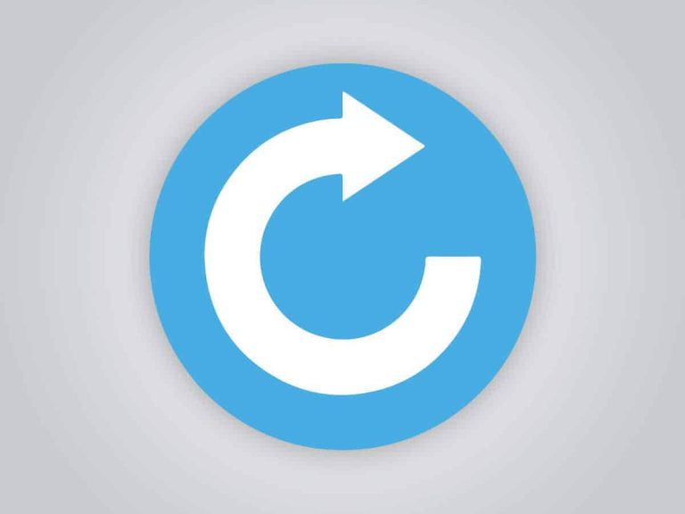 Symbol mit Pfeil für Aktualisierung und Informationserneuerung im Wohnbau.