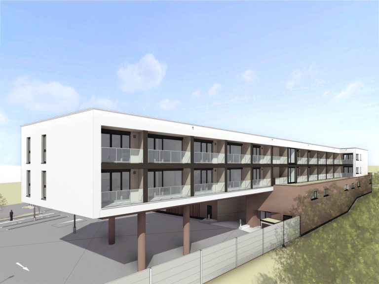 Moderne Mietwohnungen „Junges Wohnen“ in Obertrum für junge Haushalte.