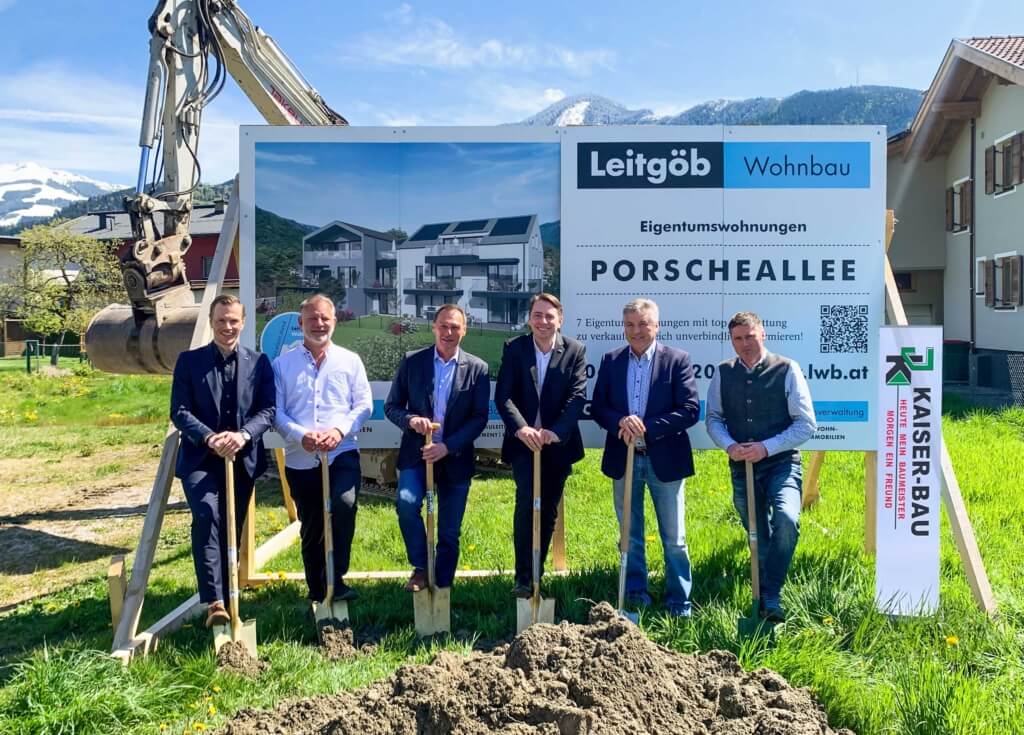 Baustart in Zell am See - Porscheallee