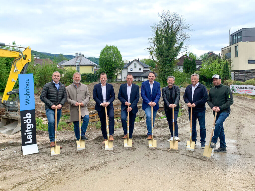 Spatenstich für exklusives Wohnbauprojekt von Leitgöb in Salzburg
