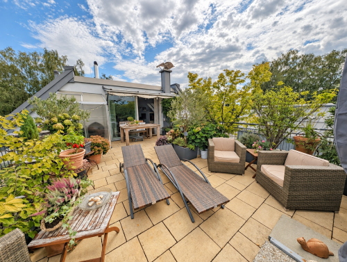 Penthouse mit traumhafter Dachterrasse an der Glan
